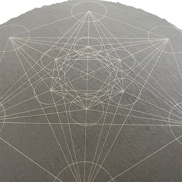 Leistenen Edelstenen Grid (ø20cm)