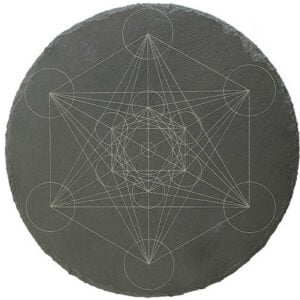 Leistenen Edelstenen Grid (ø20cm)