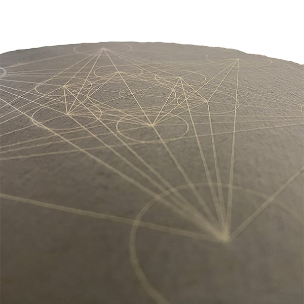 Leistenen Edelstenen Grid (ø20cm)