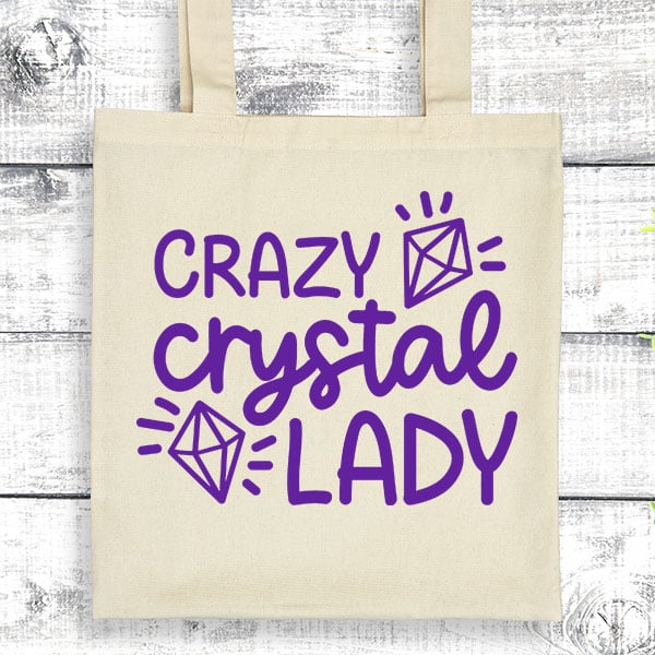 Crazy Crystal Lady - Tas